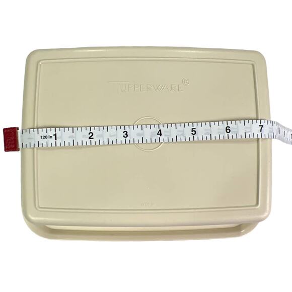 Tupperware Vintage Almond Ice Cream Keeper and Translucent Lid   #1 - Picture 7 of 9